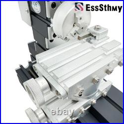 60W 12000RPM High Power Mini Metal Rotating Lathe, 4-axis desktop lathe machin