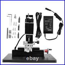 60W 12000RPM Mini Metal Lathe DIY Miniature Milling Machine 100-240V