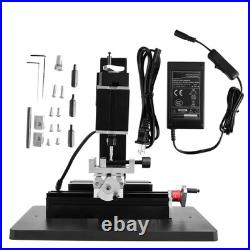 60W 12000RPM Mini Metal Lathe DIY Miniature Milling Machine 100-240V^