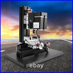 60W 12000RPM Mini Metal Lathe DIY Miniature Milling Machine 100-240V