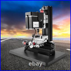 60W 12000RPM Mini Metal Lathe DIY Miniature Milling Machine 100-240V