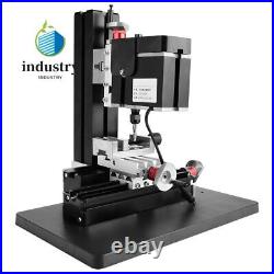 60W 12000RPM Mini Metal Lathe DIY Miniature Milling Machine Miller 100-240V mesa