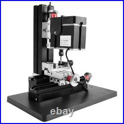 60W 12000RPM Mini Metal Lathe DIY Miniature Milling Machine Miller 100-240V mesa