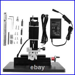 60W 12000RPM Mini Metal Lathe DIY Miniature Milling Machine Miller 100-240V mesa