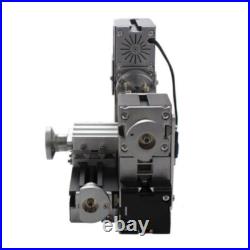 60W 12000rpm Mini Metal Lathe Soft Metalworking Woodworking DIY Model Making
