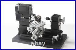 60W DIY Mini Metal Rotating Lathe DIY Tools Metalworking Woodworking lathe