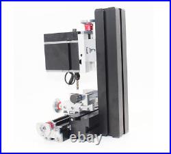 60W High Power Metal Mini Lathe DIY Micro Milling Machine Millier 12000rpm