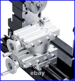 60W Mini Metal Lathe Machine 4-Axis DIY Tool for Wood & Plastics