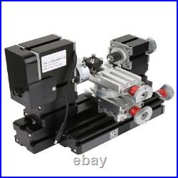 60W Mini Metal Rotating Lathe 12000RPM Motor For Metal Glass Plastic Machining