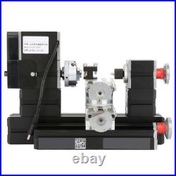 60W Mini Metal Rotating Lathe 12000RPM Motor For Wood Metal Glass Plastic^