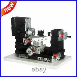 60W Mini Metal Rotating Lathe Motor DIY Tools High Power Drilling Machine 12000r