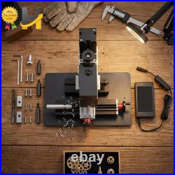 60W Mini Milling Machine 12000RPM DIY Soft Metal Processing Woodworking Lathe 60W Mini Milling Machine 12000RPM DIY Soft Metal Processing Woodworking Lathe