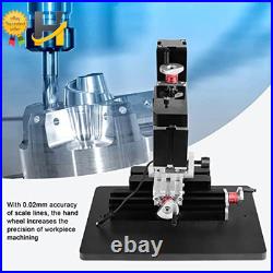 60W Mini Milling Machine 12000RPM DIY Soft Metal Processing Woodworking Lathe