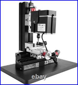60W Mini Milling Machine 12000RPM Multifunctional DIY Lathe for Metal & Wood
