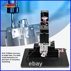 60W Mini Milling Machine 12000RPM Multifunctional DIY Lathe for Metal & Wood