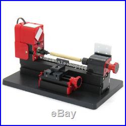 6In1 Functional Mini Wood Metal Lathe DIY Tool Jigsaw Milling Drilling Machine