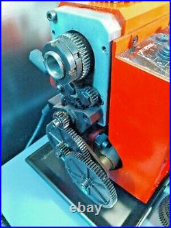 7 X 16 H. F. Mini Lathe with Accessories. Bed ext. Kit & 4 jaw & 3 jaw Chuck's