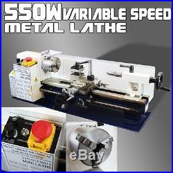 7 x 14 550W Mini Precision Metal Lathe 2500RPM Variable Speed Mini Lathe 3/4HP