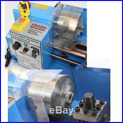 7 x 14 Mini Metal Lathe Variable Speed Spindle 550W DC Motor withLCD Display