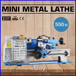 7''x12'' Mini Metal Lathe Metalworking Woodworking 110V Wood-turning 550W