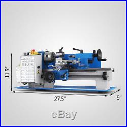 7''x12'' Mini Metal Lathe Metalworking Woodworking 110V Wood-turning 550W