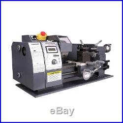 750W 1HP 8x16 Automatic Mini Metal Lathe Variable-Speed Metalworking Milling