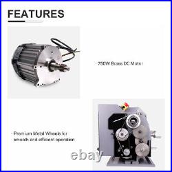 750W 8x16 Automatic Mini Metal Lathe Variable-Speed DC Motor Cutting 2500RPM