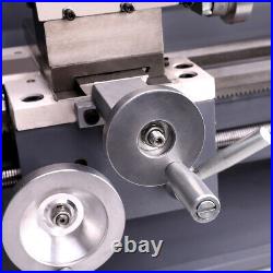750W 8x16 Automatic Mini Metal Lathe Variable-Speed Metalworking Milling Tool