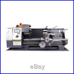 750W 8x16 Automatic Mini Metal Lathe Variable-Speed Milling Cutting Tooling