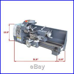 750W TOP QUALITY Variable-Speed 8 x 16 Woodworking Mini Metal Lathe Bench NEW