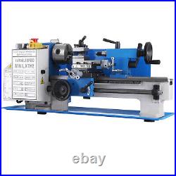 7x12 Mini Metal Lathe Metalworking Woodworking 110V 400W Infinitely Variable