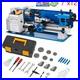 7x12 Mini Metal Lathe Variable Speed Metalworking Machine 550W 2250 RPM With Box
