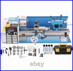 7x14 Mini Metal Lathe 550W Benchtop Precision Turning Machine Threading Drilling