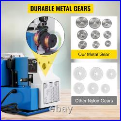 7x14 Mini Metal Lathe Machine Benchtop Digital 550W Variable Speed witha Lamp