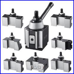8 Pcs Quick Change Tool Post Set for 10-15 Mini Metal Lathe