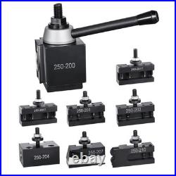 8 Pcs Quick Change Tool Post Set for 10-15 Mini Metal Lathe