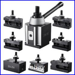 8 Pcs Quick Change Tool Post Set for 10-15 Mini Metal Lathe