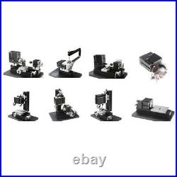 8 in 1 Mini Metal Motorized Lathe Milling Drilling Sanding Machine US 100-240V