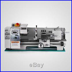 8 x 16Variable-Speed Mini Metal Lathe Bench Top Digital RPM 750W