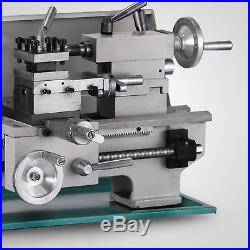 8 x 16Variable-Speed Mini Metal Lathe Bench Top Digital RPM 750W