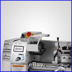 8 x 16Variable-Speed Mini Metal Lathe Bench Top Digital RPM 750W