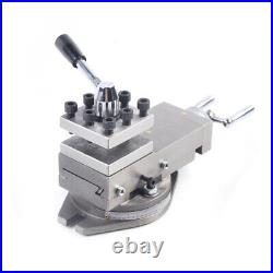 80mm Stroke Universal AT300 Mini Metal Lathe Tool Post Assembly Holder Repalce