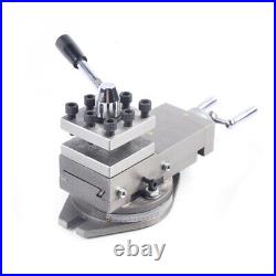 80mm Universal AT300 Lathe Tool Post Assembly Metal Lathe Machine Tool Holder