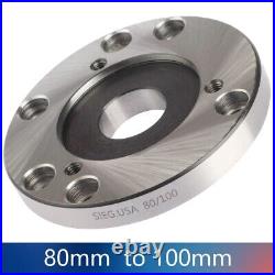 80mm to 100mm Mini Lathe Convertible Flange, 3 Jaw Chuck Transfer to 4 Jaw Chuck