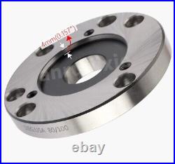 80mm to 100mm Mini Lathe Convertible Flange, 3 Jaw Chuck Transfer to 4 Jaw Chuck