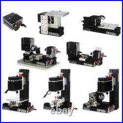 8in1 DIY Tools Mini Wood Metal Lathe Wire Sawing Machine Mill Driller Sander 60W