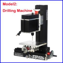 8in1 DIY Tools Mini Wood Metal Lathe Wire Sawing Machine Mill Driller Sander 60W
