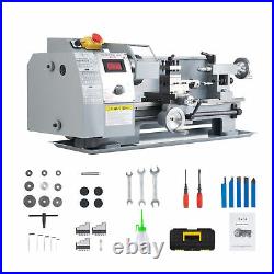 8x14 2500rpm Mini Lathe Benchtop Cutter w 600W Motor for Metal & Woodworking