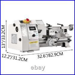 8x14 Cast Iron Mini Lathe, 50-2250 RPM, MT2 Taper, 600W