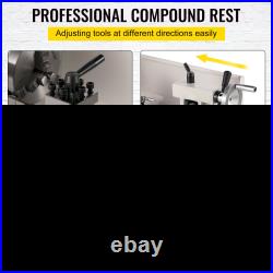 8x14 Mini Metal Lathe 650W, 2250 RPM Variable Speed Precision Metal Lathe